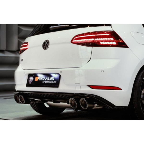 VW Golf 7R Facelift Remus Abgasanlage ab Kat. 2 VW Golf 7R Facelift Remus Abgasanlage ab Kat. 2