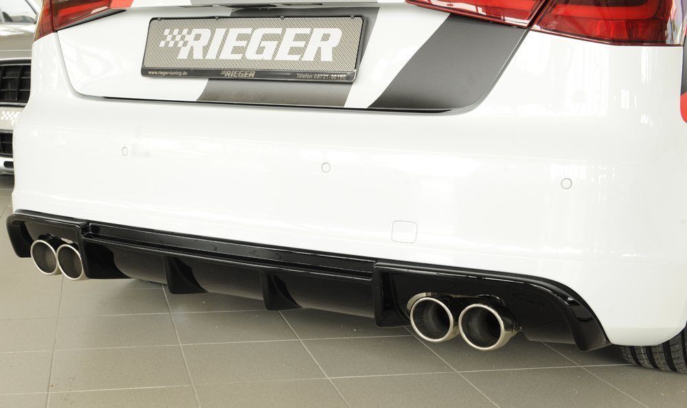 Audi S3 8V Sportback Vorfacelift Rieger Heckdiffusor Audi S3 8V Sportback Vorfacelift Rieger Heckdiffusor