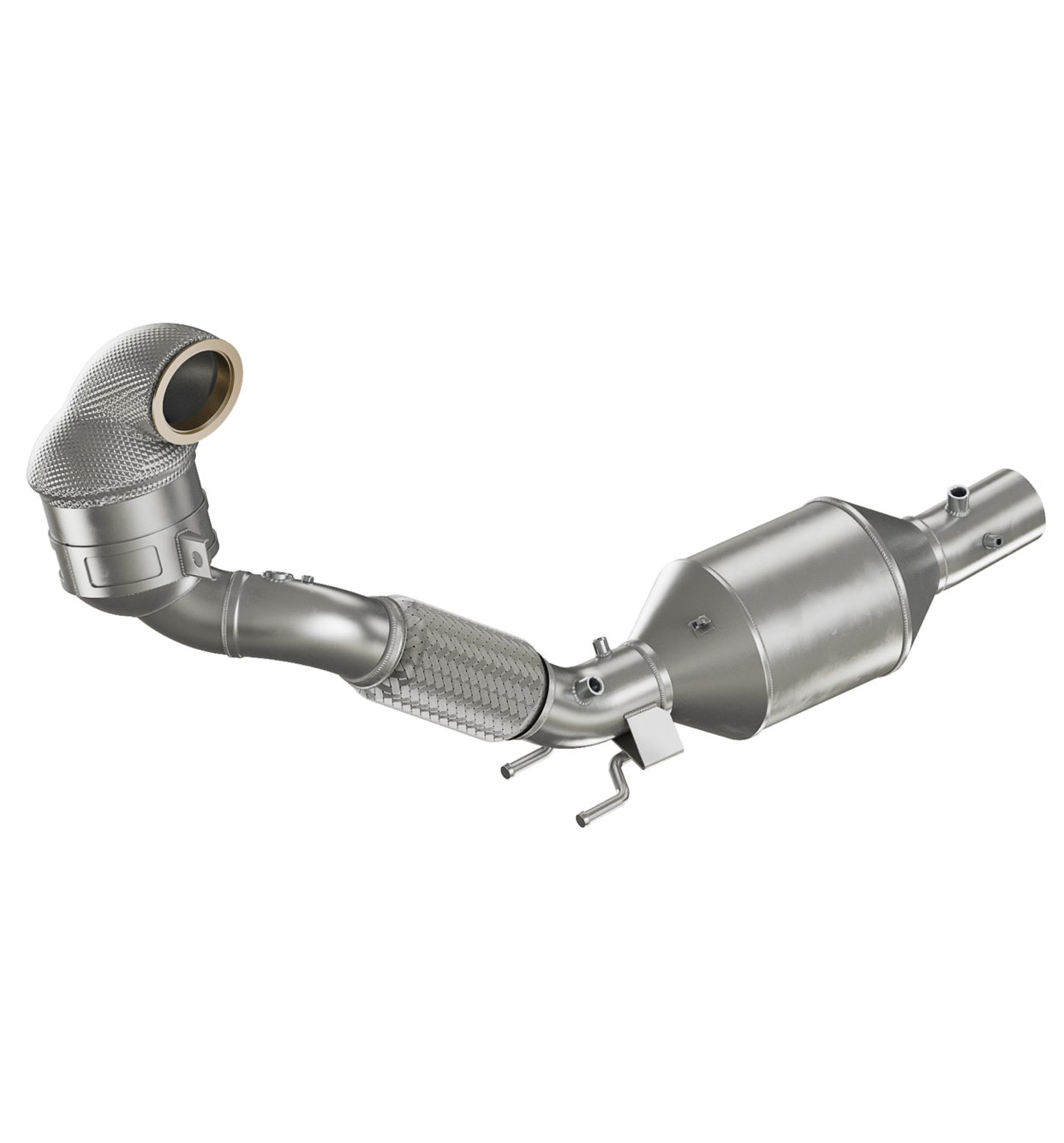 HJS Downpipe VW Golf 7 GTI OPF, GTI TCR, Seal Leon Cupra 290 OPF, Skoda Ocatavia RS 245 OPF