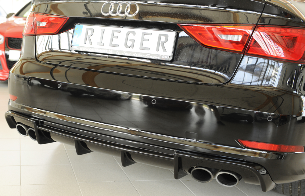 Audi S3 8V Sedan Vorfacelift Rieger Heckdiffusor - Ibraimi Motorsport Audi S3 8V Sedan Vorfacelift Rieger Heckdiffusor - Ibraimi Motorsport