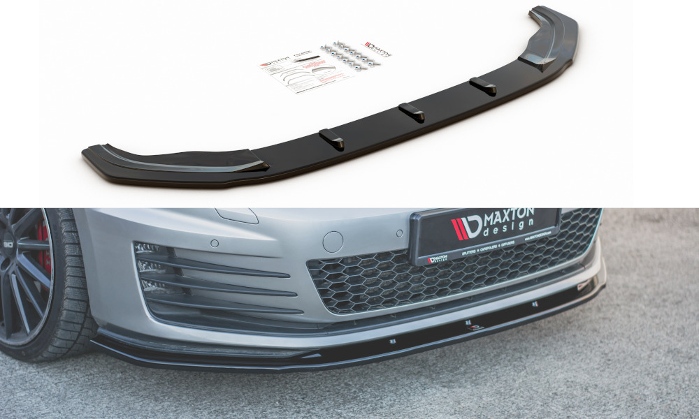 VW Golf 7 GTI Vorfacelift Maxton Frontspoiler V1